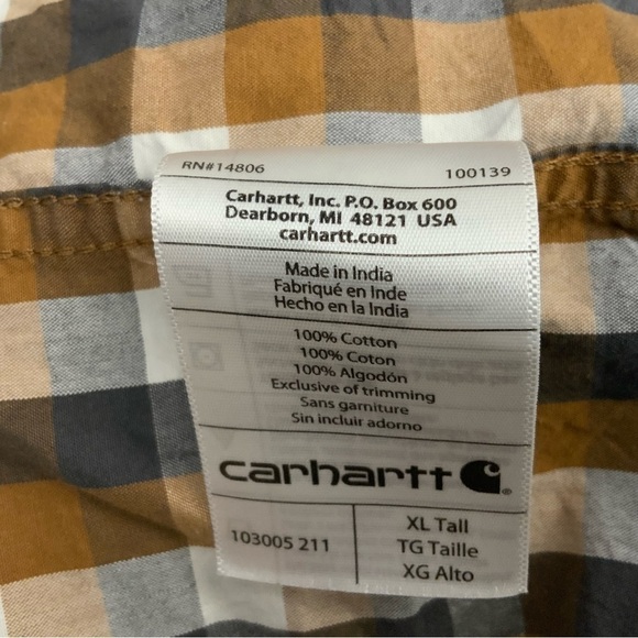 Carthartt Button Down Relax Fit Short Sleeve Short. Size XL. - Picture 5 of 6